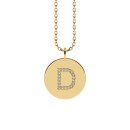 Letters with Love - Coin Buchstabe D Gold