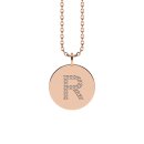 Letters with Love - Coin Buchstabe R Roségold