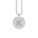 Letters with Love - Coin Buchstabe K Silber