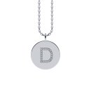 Letters with Love - Coin Buchstabe D Silber