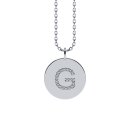 Letters with Love - Coin Buchstabe G Silber