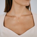 Halskette großer Zirkonia Gold